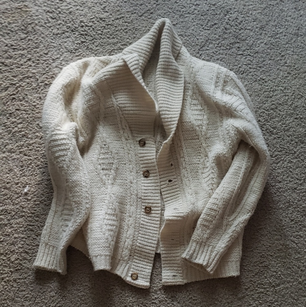 Vintage Pendleton Shawl Callar Sweater